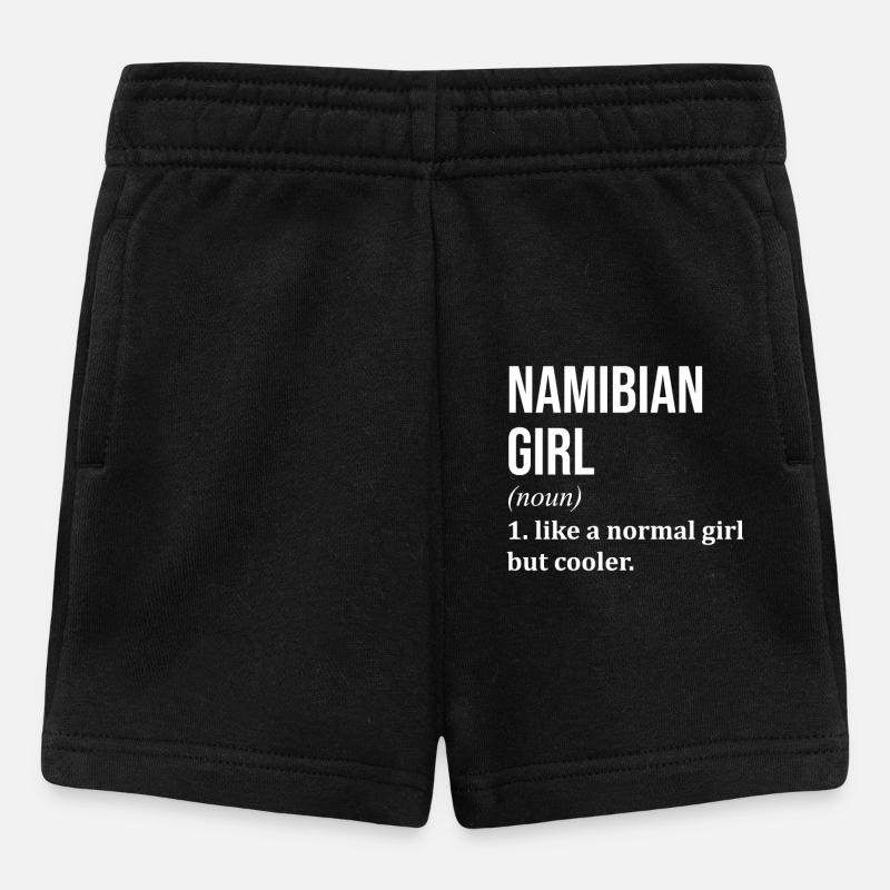 Namibie - Short Bébé - noir