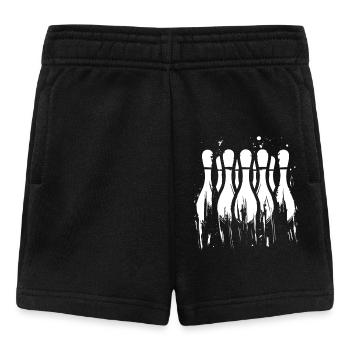 Bowling Graphics - Baby Shorts - black - Front