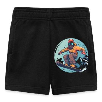 Snowboarding Graphics - Baby Shorts - black - Front