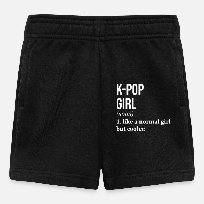 k pop - Baby Shorts - Schwarz