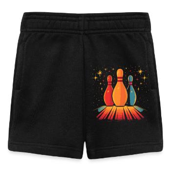 Bowling Retro - Baby Shorts - black - Front