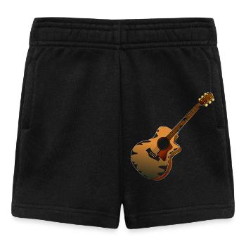 Musicien guitare - Short Bébé - noir - Devant