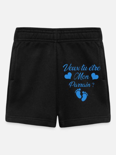parrain - Short Bébé - noir