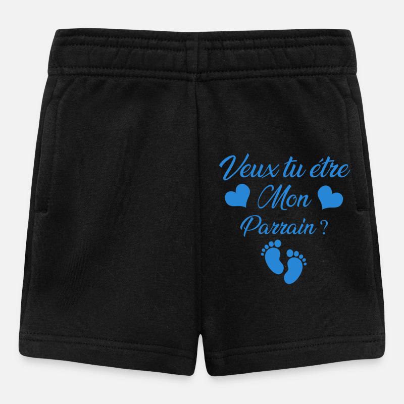 parrain - Short Bébé - noir