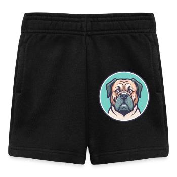 Kurdische Dogge Hunderasse Cartoon Kawaii Clipart - Baby Shorts - Schwarz - Vorne