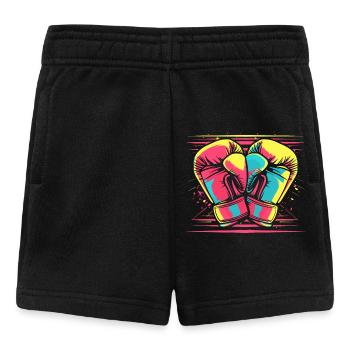 Boxing Gloves Comic Look - Baby Shorts - black - Front