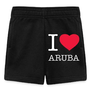 I LOVE ARUBA - Baby Shorts - black - Front