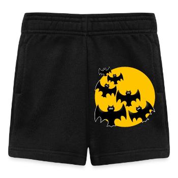 Halloween Fledermäuse - Baby Shorts - Schwarz - Vorne