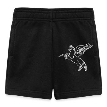 Pegasus lineart - Short Bébé - noir - Devant
