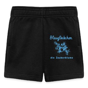 Bluebell the magic flower - Baby Shorts - black - Front