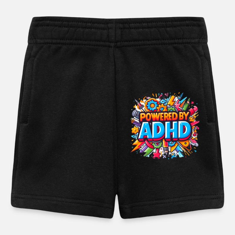 ADHD - Baby Shorts - black