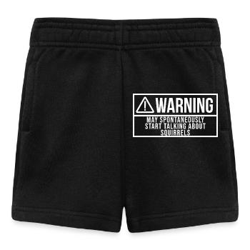 Eichhörnchen - Baby Shorts - Schwarz - Vorne