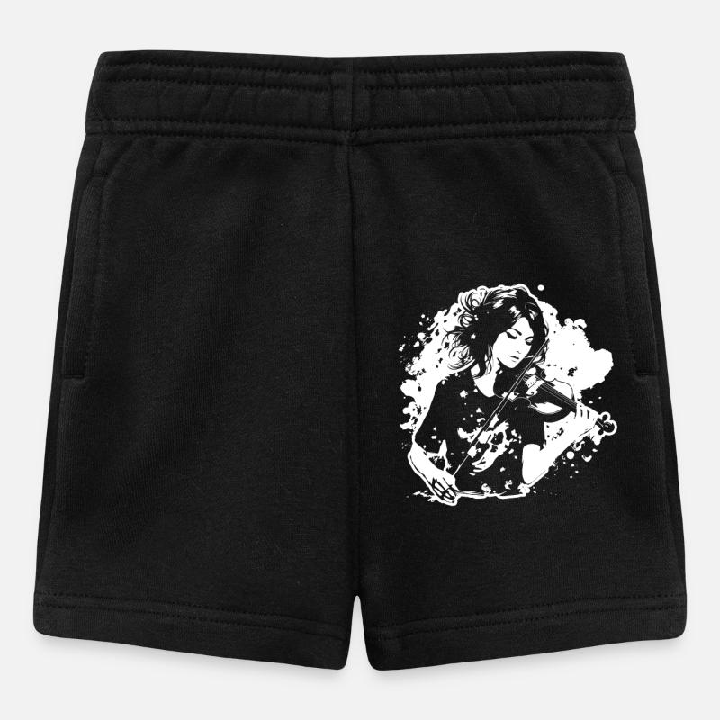 Violoniste - Short Bébé - noir
