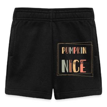 Épices de citrouille - Short Bébé - noir - Devant