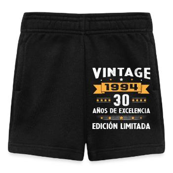 30 Jahre 1994 Vinatge-Geburtstagsgeschenk - Baby Shorts - Schwarz - Vorne