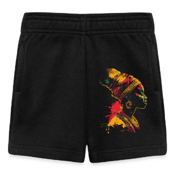 Farbenfrohes Heritage Black History Month Profil - Baby Shorts - Schwarz - Vorne