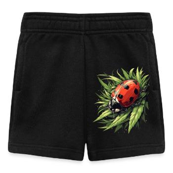 Ladybug Marienkäfer - Baby Shorts - black - Front