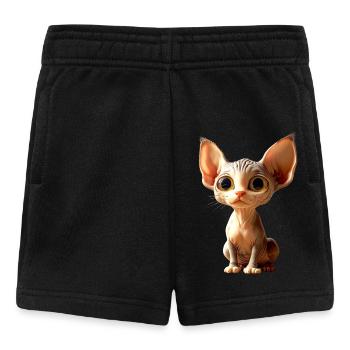 Sphynx Katze Sphynxkatze Canadian Cat Süße Sphinx - Baby Shorts - Schwarz - Vorne