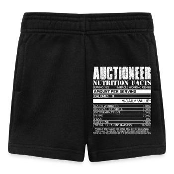 Auctioneer Auctioneer Nutrition Facts - Baby Shorts - black - Front