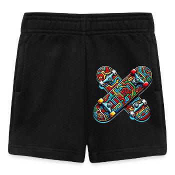 Skateboard - Baby Shorts - black - Front