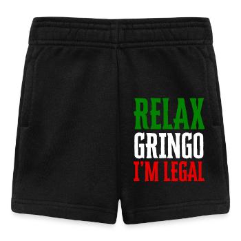 Relax Gringo Je suis légal Drôle d’immigration - Short Bébé - noir - Devant