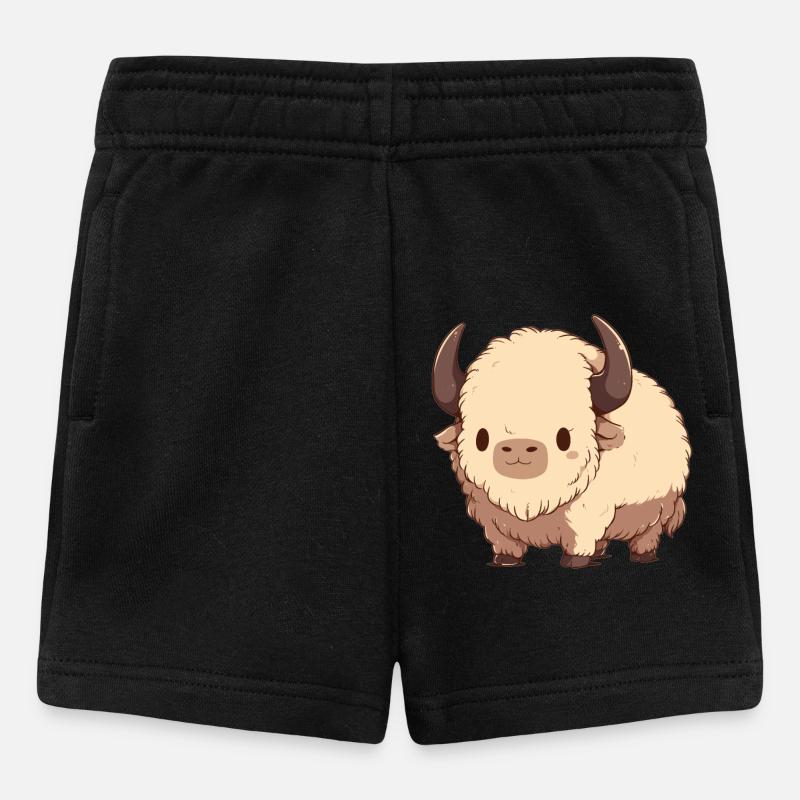 Bisons Bison - Short Bébé - noir