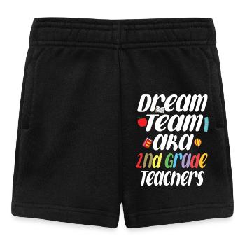 Dream Team AKA 2nd Grade Teachers - Baby Shorts - black - Front