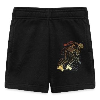 Retro Roller Skater - Baby Shorts - Schwarz - Vorne