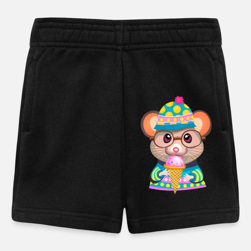 Kleiner Feinschmecker - Baby Shorts - Schwarz