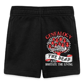 Genealogy Confuse The Dead - Baby Shorts - black - Front
