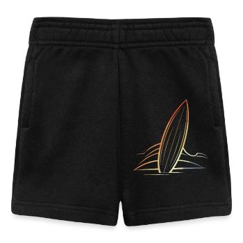 Planche de surf - Short Bébé - noir - Devant