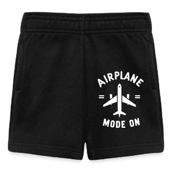 Flugzeugmodus Ein - Baby Shorts - Schwarz - Vorne