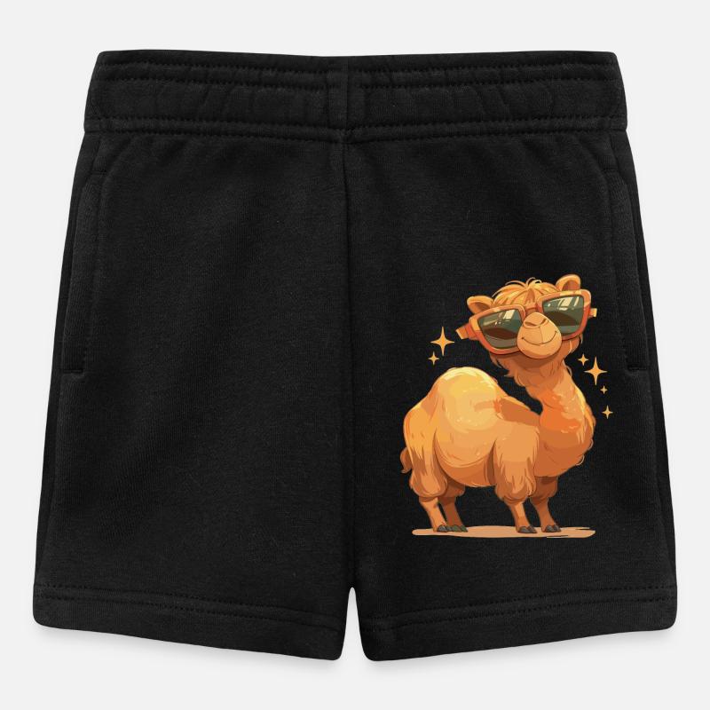 Camel Kamele Kamel - Baby Shorts - Schwarz