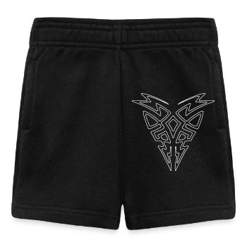 Tribal 2 white R6Z - Baby Shorts - black - Front