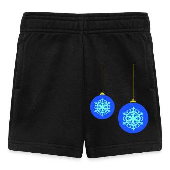Boules de Noël - Short Bébé - noir - Devant