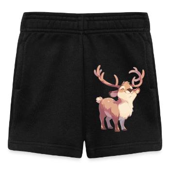 Caribou Karibus Karibu - Baby Shorts - Schwarz - Vorne