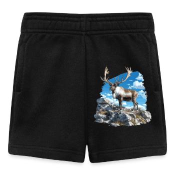 Caribou Karibus Karibu - Baby Shorts - Schwarz - Vorne
