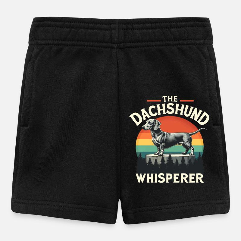 DER DACKEL - Baby Shorts - Schwarz