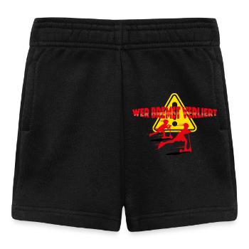 Scooter - tritt voll drauf los - Baby Shorts - Schwarz - Vorne