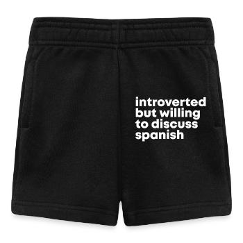 Spanisch - Baby Shorts - Schwarz - Vorne