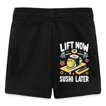 Lift Now Sushi Later 7 - Baby Shorts - Schwarz - Vorne