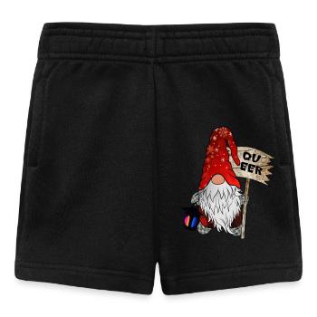 Gnome queer Gnome de Noël LGBTQ+ - Short Bébé - noir - Devant