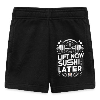 Lift Now Sushi Later 9 - Baby Shorts - Schwarz - Vorne