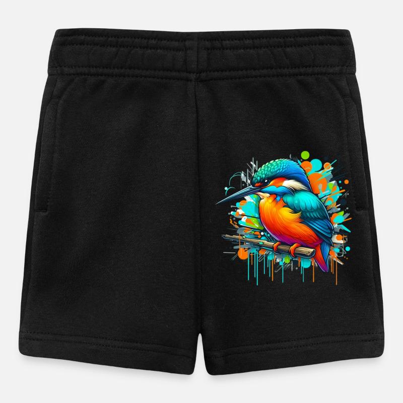 Eisvogel - Baby Shorts - Schwarz