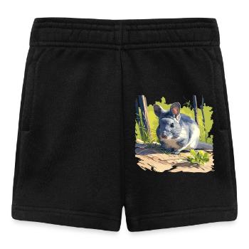 Chinchillas Chinchilla - Baby Shorts - black - Front