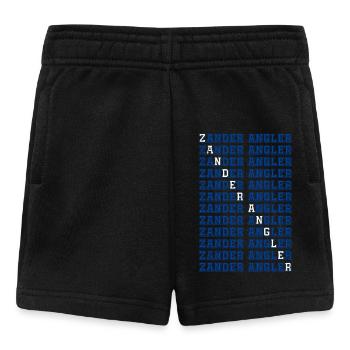 ZANDER ANGLER Lustiges Zander Angeln Donau - Baby Shorts - Schwarz - Vorne