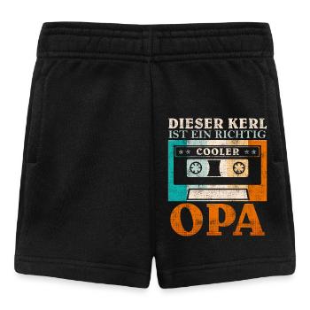 Opi DIESER KERL IST EIN RICHTIG COOLER OPA Lustig - Baby Shorts - Schwarz - Vorne