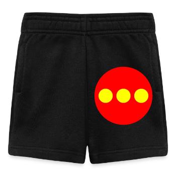 Freistadt Christiania Pusher Street Kopenhagen - Baby Shorts - Schwarz - Vorne