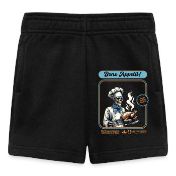 Cuisinier de dinde squelette - Short Bébé - noir - Devant