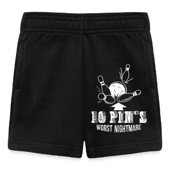 Bowling 10 Pin's Worst Nightmare - Baby Shorts - black - Front